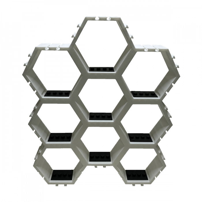 Suport Modular Hexagonal pentru figurine LEGO, 9 camere [2]