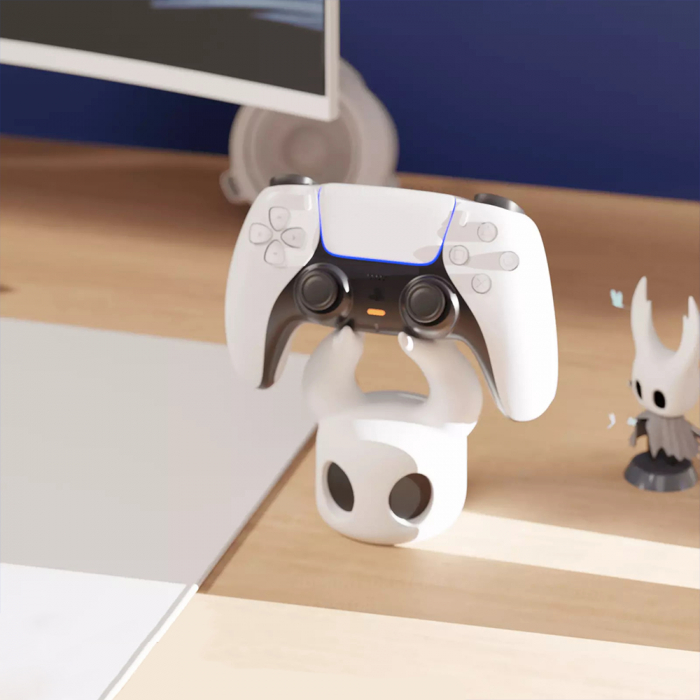 Suport Controller Hollow Knight - Stand Gaming PS5/PS4/Xbox | Design 3D Minimalist | Cadou pentru Gameri Pasionați (Printat 3D, Compatibil DualShock) [5]