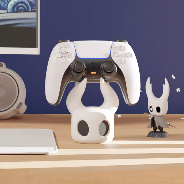 Suport Controller Hollow Knight - Stand Gaming PS5/PS4/Xbox | Design 3D Minimalist | Cadou pentru Gameri Pasionați (Printat 3D, Compatibil DualShock) [4]