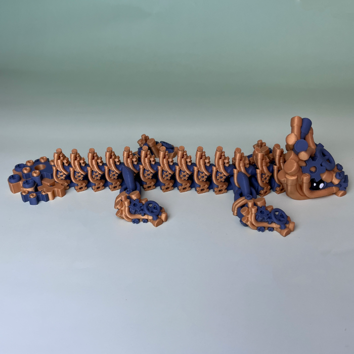 Tempo – Zigluț Dragonul Timpului Steampunk, Jucărie Flexibilă & Articulată, 23 cm [5]