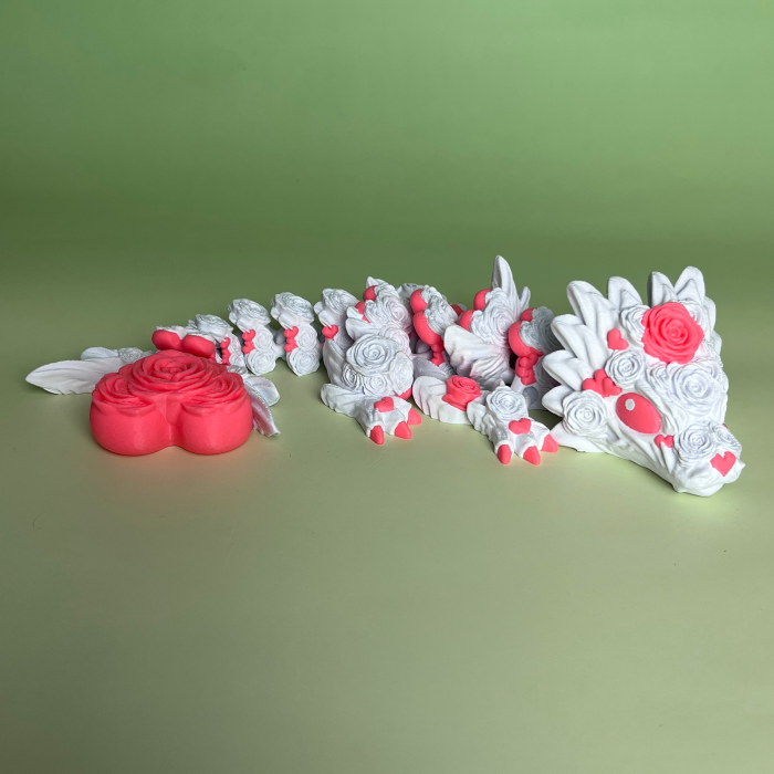 Rosa – Zigluț Dragonul Trandafirilor, Jucărie Flexibilă & Articulată, 27 cm [4]