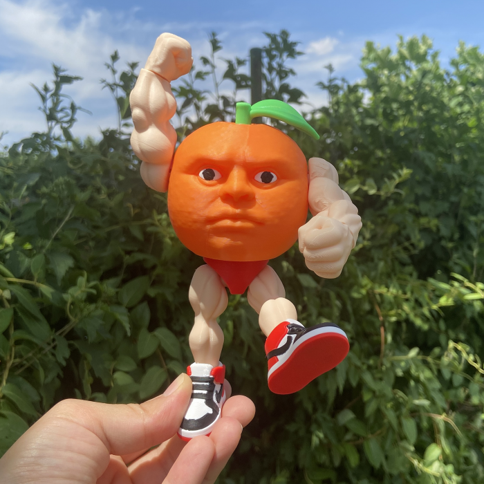 Udin din din dun - Italian Brain Rot - Jucarie 3D Articulata, Plastic [3]