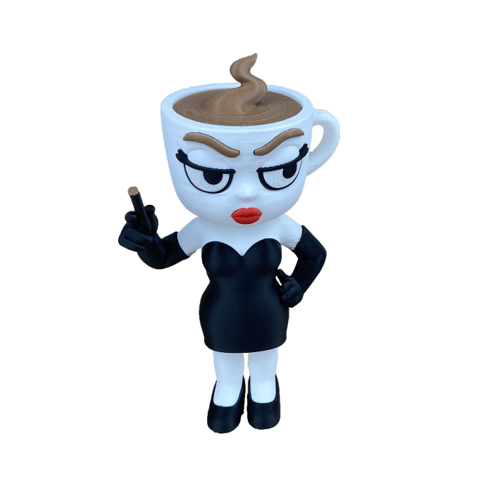 Espressona Signora - Italian Brain Rot - Jucarie 3D Articulata, Plastic [3]