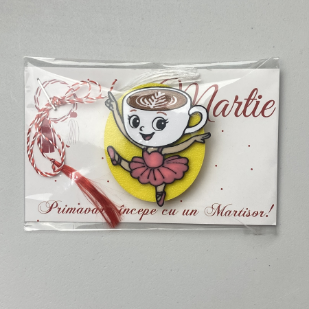 Mărțișoare - Ballerina Capuchina - Martisor Broșă