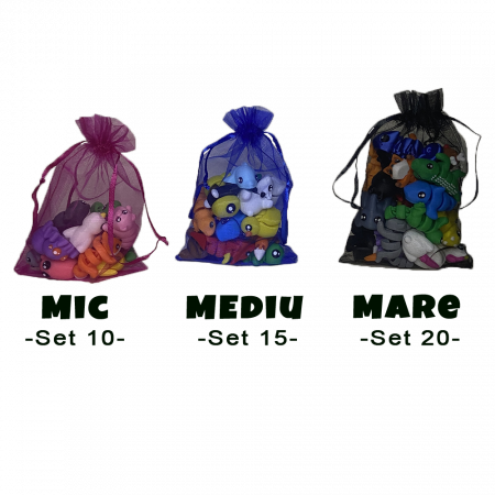 Zigluți Mini - Animăluțe - Jucării Flexibile 3D (Set 10/15/20 pcs) | Figurine Interactive pentru Copii | Cadou Distractiv & Educativ | Material PLA Sigur [12]