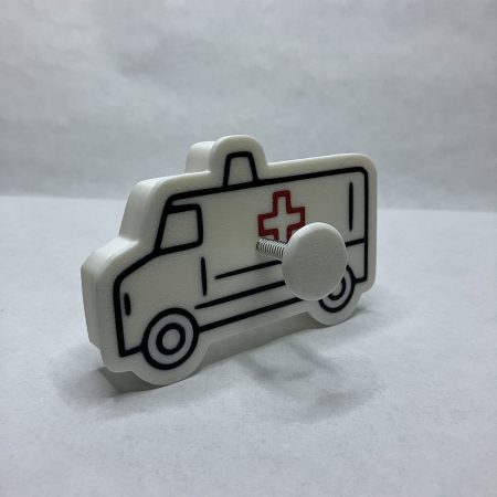 CookieStamp - Ambulanta, 60x90x16 mm - Cookie Cutter Decorativ pentru Aluat, Ștampilă pentru Biscuiți Unicat - Ideal pentru copii [8]