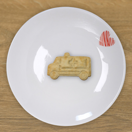 CookieStamp - Ambulanta, 60x90x16 mm - Cookie Cutter Decorativ pentru Aluat, Ștampilă pentru Biscuiți Unicat - Ideal pentru copii [4]