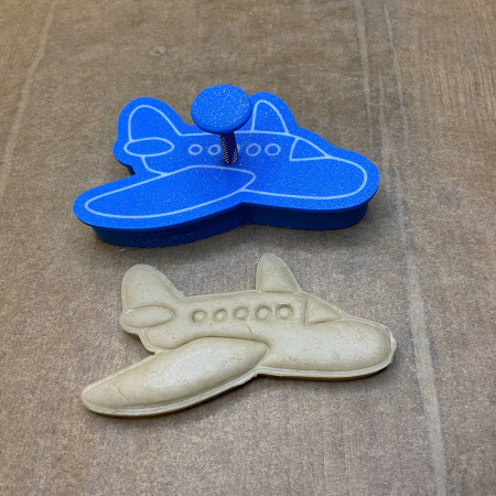 CookieStamp - Avion, 59x99x16 mm - Cookie Cutter Decorativ pentru Aluat, Ștampilă pentru Biscuiți Unicat - Ideal pentru copii [5]