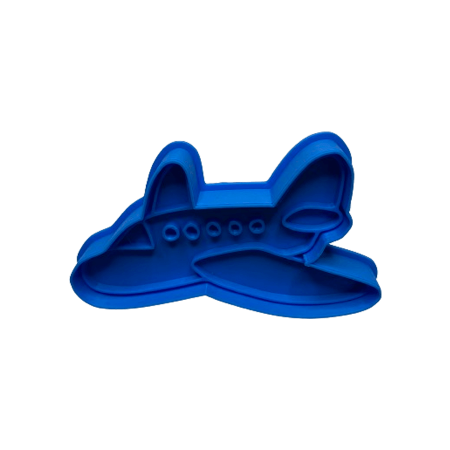 CookieStamp - Avion, 59x99x16 mm - Cookie Cutter Decorativ pentru Aluat, Ștampilă pentru Biscuiți Unicat - Ideal pentru copii [6]