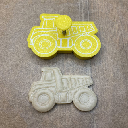 CookieStamp - Basculanta, 60x90x16 mm - Cookie Cutter Decorativ pentru Aluat, Ștampilă pentru Biscuiți Unicat - Ideal pentru copii [5]