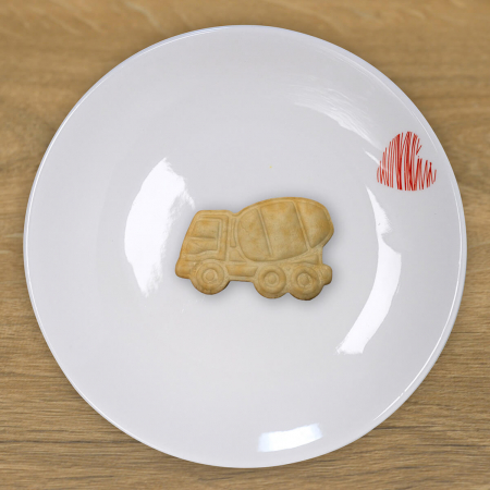 CookieStamp - Betoniera, 60x90x16 mm - Cookie Cutter Decorativ pentru Aluat, Ștampilă pentru Biscuiți Unicat - Ideal pentru copii [4]