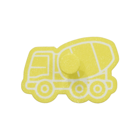 CookieStamp - Betoniera, 60x90x16 mm - Cookie Cutter Decorativ pentru Aluat, Ștampilă pentru Biscuiți Unicat - Ideal pentru copii [7]