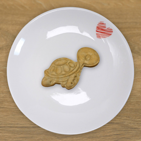 CookieStamp - Broasca Testoasa, 77x97x16 mm - Cookie Cutter Decorativ pentru Aluat, Ștampilă pentru Biscuiți Unicat - Ideal pentru copii [4]