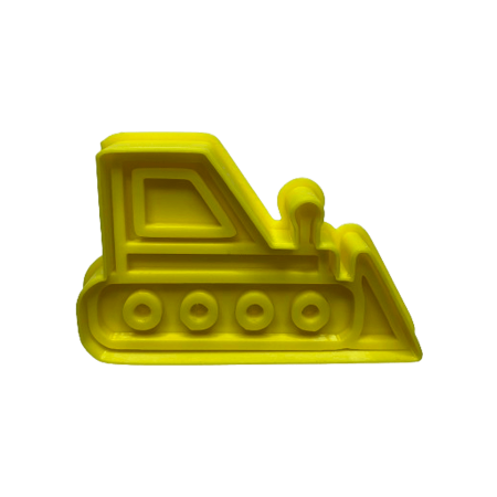 CookieStamp - Buldozer, 59x88x16 mm - Cookie Cutter Decorativ pentru Aluat, Ștampilă pentru Biscuiți Unicat - Ideal pentru copii [6]