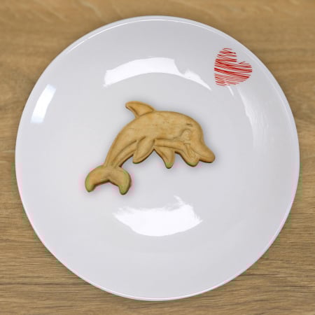 Cookie Stamp Delfin, 78x99x16 mm [4]
