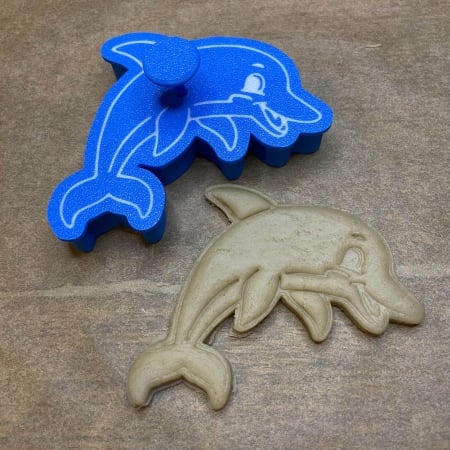 Cookie Stamp Delfin, 78x99x16 mm [5]