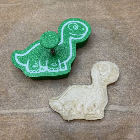 CookieStamp - Dinozaur Diplodocus, 67x87x16 mm - Cookie Cutter Decorativ pentru Aluat, Ștampilă pentru Biscuiți Unicat - Ideal pentru copii [5]
