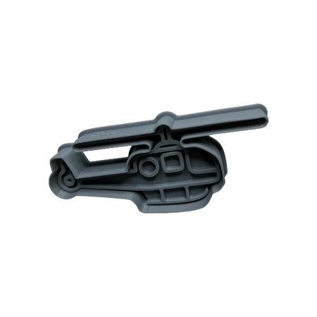 CookieStamp - Elicopter, 51x115x16 mm - Cookie Cutter Decorativ pentru Aluat, Ștampilă pentru Biscuiți Unicat - Ideal pentru copii [6]