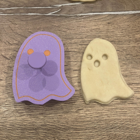 CookieStamp - Fantoma, 86x62x16 mm - Cookie Cutter Decorativ pentru Aluat, Ștampilă pentru Biscuiți Unicat - Ideal pentru copii [5]
