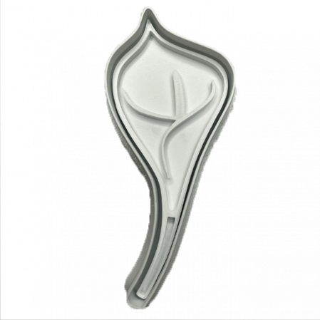 CookieStamp - Floare Crin, 97x45x16 mm - Cookie Cutter Decorativ pentru Aluat, Ștampilă pentru Biscuiți Unicat - Ideal pentru copii [6]
