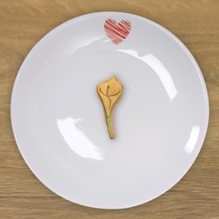 CookieStamp - Floare Crin, 97x45x16 mm - Cookie Cutter Decorativ pentru Aluat, Ștampilă pentru Biscuiți Unicat - Ideal pentru copii [4]