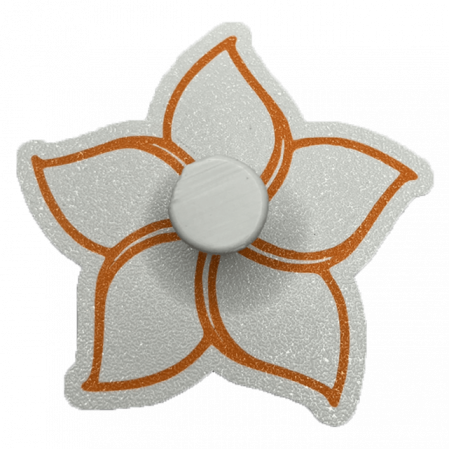 CookieStamp - Floare Plumeria, 88x88x16 mm - Cookie Cutter Decorativ pentru Aluat, Ștampilă pentru Biscuiți Unicat - Ideal pentru copii [7]