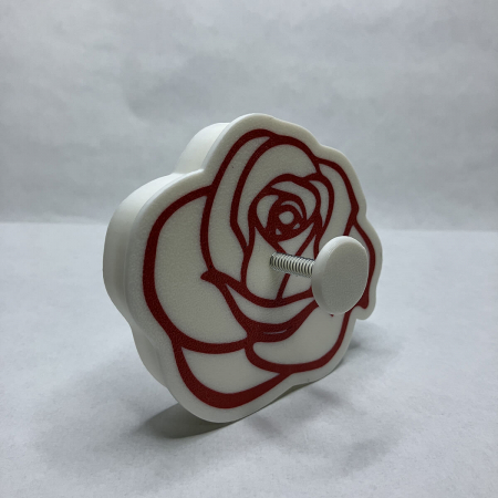 CookieStamp - Floare Trandafir, 80x80x16 mm - Cookie Cutter Decorativ pentru Aluat, Ștampilă pentru Biscuiți Unicat - Ideal pentru copii [8]