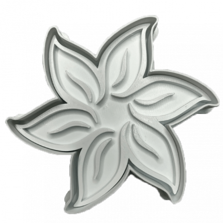 CookieStamp - Floarea Pasiunii, 86x86x16 mm - Cookie Cutter Decorativ pentru Aluat, Ștampilă pentru Biscuiți Unicat - Ideal pentru copii [6]
