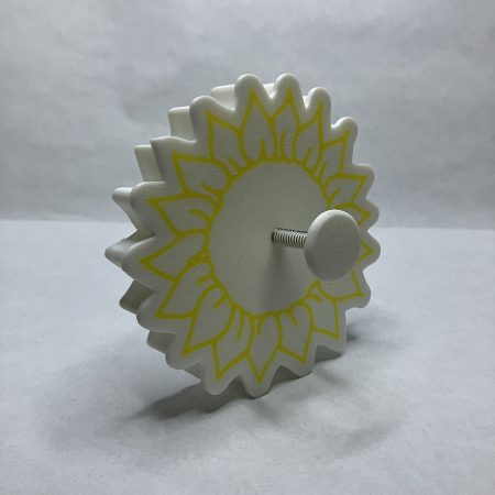 CookieStamp - Floarea Soarelui, 80x80x16 mm - Cookie Cutter Decorativ pentru Aluat, Ștampilă pentru Biscuiți Unicat - Ideal pentru copii [8]