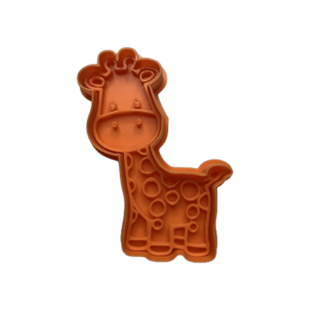 CookieStamp - Girafă, 90x65x16 mm - Cookie Cutter Decorativ pentru Aluat, Ștampilă pentru Biscuiți Unicat - Ideal pentru copii [6]
