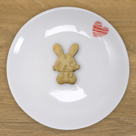 CookieStamp - Iepuraș, 88x55x16 mm - Cookie Cutter Decorativ pentru Aluat, Ștampilă pentru Biscuiți Unicat - Ideal pentru copii [4]