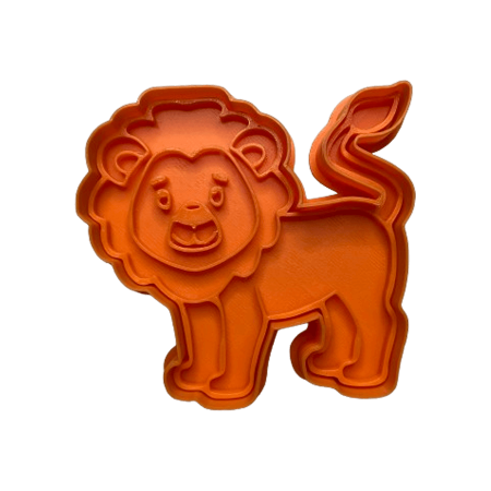 CookieStamp - Leu, 85x90x16 mm - Cookie Cutter Decorativ pentru Aluat, Ștampilă pentru Biscuiți Unicat - Ideal pentru copii [6]