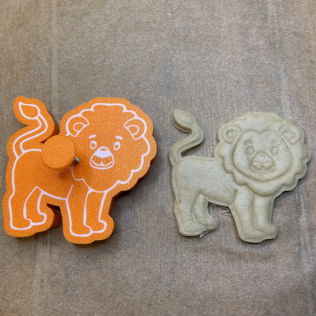 CookieStamp - Leu, 85x90x16 mm - Cookie Cutter Decorativ pentru Aluat, Ștampilă pentru Biscuiți Unicat - Ideal pentru copii [5]