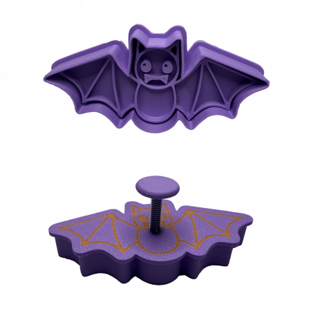 Stampile Individuale - CookieStamp - Liliac, 41x96x16 mm - Cookie Cutter Decorativ pentru Aluat, Ștampilă pentru Biscuiți Unicat - Ideal pentru copii