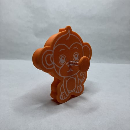 CookieStamp - Maimuță, 90x90x16 mm - Cookie Cutter Decorativ pentru Aluat, Ștampilă pentru Biscuiți Unicat - Ideal pentru copii [8]