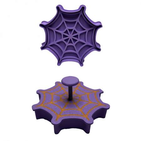 Stampile Individuale - CookieStamp - Panza de paianjen, 86x86x16 mm - Cookie Cutter Decorativ pentru Aluat, Ștampilă pentru Biscuiți Unicat - Ideal pentru copii