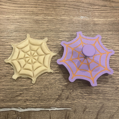CookieStamp - Panza de paianjen, 86x86x16 mm - Cookie Cutter Decorativ pentru Aluat, Ștampilă pentru Biscuiți Unicat - Ideal pentru copii [5]