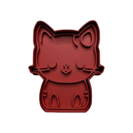 CookieStamp - Pisică, 86x73x16 mm - Cookie Cutter Decorativ pentru Aluat, Ștampilă pentru Biscuiți Unicat - Ideal pentru copii [7]