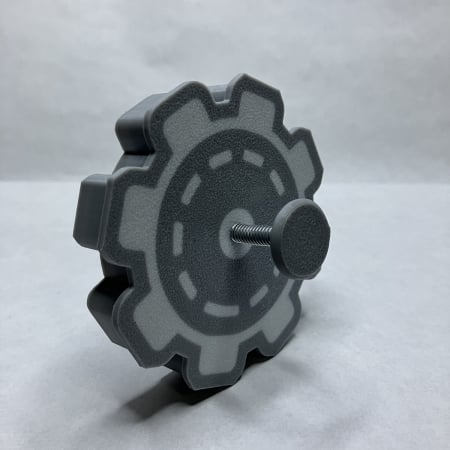 CookieStamp - Roată Zimțată 2, 80x80x16 mm - Cookie Cutter Decorativ pentru Aluat, Ștampilă pentru Biscuiți Unicat - Ideal pentru copii [8]