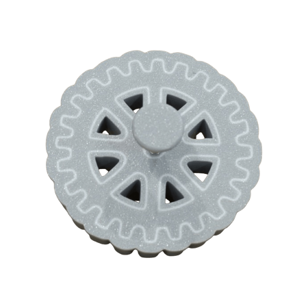CookieStamp - Roată Zimțată 3, 79x79x16 mm - Cookie Cutter Decorativ pentru Aluat, Ștampilă pentru Biscuiți Unicat - Ideal pentru copii [7]