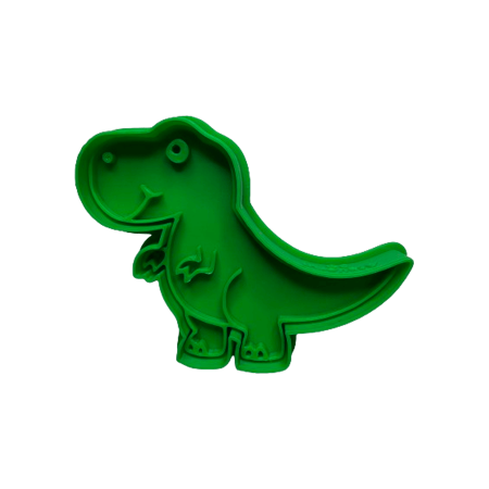 CookieStamp - Dinozaur T-Rex, 70x90x16 mm - Cookie Cutter Decorativ pentru Aluat, Ștampilă pentru Biscuiți Unicat - Ideal pentru copii [6]