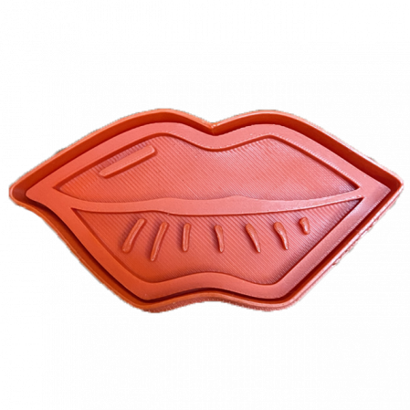CookieStamp - Buze, 47x87x16 mm - Cookie Cutter Decorativ pentru Aluat, Ștampilă pentru Biscuiți Unicat - Ideal pentru copii [6]