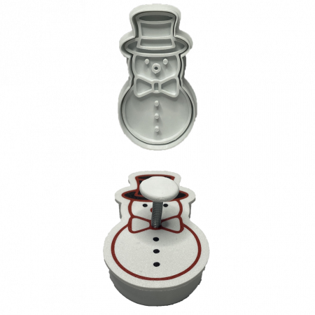 Stampile Individuale - CookieStamp - Om de Zapada, 89x49x16 mm - Cookie Cutter Decorativ pentru Aluat, Ștampilă pentru Biscuiți Unicat - Ideal pentru copii