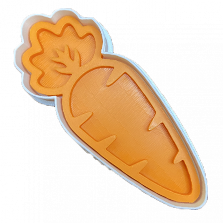 CookieStamp - Morcov, 109x46x16 mm - Cookie Cutter Decorativ pentru Aluat, Ștampilă pentru Biscuiți Unicat - Ideal pentru copii [6]
