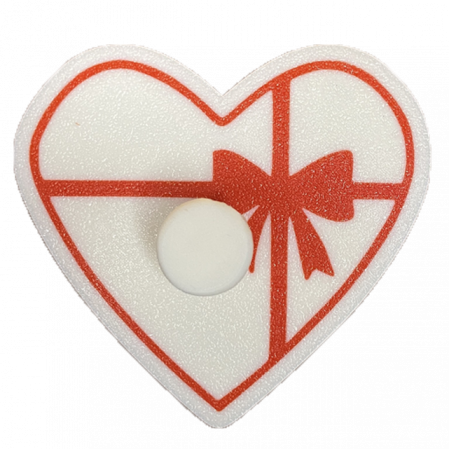 CookieStamp - Inima Cadou, 82x89x16 mm - Cookie Cutter Decorativ pentru Aluat, Ștampilă pentru Biscuiți Unicat - Ideal pentru copii [7]