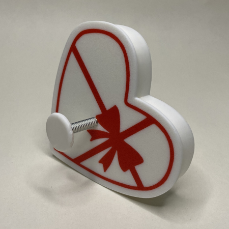 CookieStamp - Inima Cadou, 82x89x16 mm - Cookie Cutter Decorativ pentru Aluat, Ștampilă pentru Biscuiți Unicat - Ideal pentru copii [8]