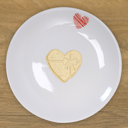 CookieStamp - Inima Cadou, 82x89x16 mm - Cookie Cutter Decorativ pentru Aluat, Ștampilă pentru Biscuiți Unicat - Ideal pentru copii [4]