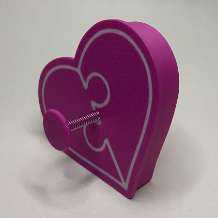 CookieStamp - Inima Puzzle, 76x89x16 mm - Cookie Cutter Decorativ pentru Aluat, Ștampilă pentru Biscuiți Unicat - Ideal pentru copii [8]