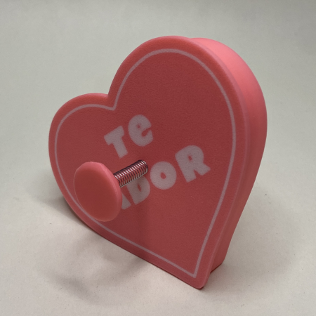CookieStamp - Inima Te Ador, 76x89x16 mm - Cookie Cutter Decorativ pentru Aluat, Ștampilă pentru Biscuiți Unicat - Ideal pentru copii [8]