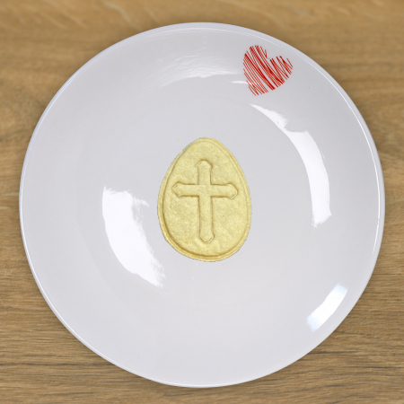 CookieStamp - Ou Cruce, 88x66x16 mm - Cookie Cutter Decorativ pentru Aluat, Ștampilă pentru Biscuiți Unicat - Ideal pentru copii [4]